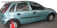 Boční ochranné lišty dveří typ 14 Opel Corsa C 5dv. -- rok výroby 2000-06 Boční ochranné lišty dveří typ 14 Opel Corsa C 5dv. -- rok výroby 2000-06