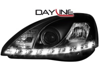 DAYLINE přední světla Opel Corsa C 01-06 černé DAYLINE přední světla Opel Corsa C 01-06 černé