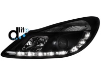 D-LITE přední světla s denním svícením Opel Corsa D 06+ černé D-LITE přední světla s denním svícením Opel Corsa D 06+ černé