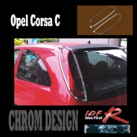 Chromové rámečky zadních světlometů Opel Corsa C od roku výroby 02- Chromové rámečky zadních světlometů Opel Corsa C od roku výroby 02-