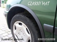 Lemy blatníků černé matné Opel Vivaro facelift -- rok výroby 2006-15 (4dílná sada) Lemy blatníků černé matné Opel Vivaro facelift -- rok výroby 2006-15 (4dílná sada)