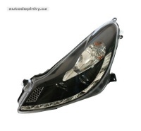 P�edn� sv�tla (lampy) �ern� + DRL denn� sv�cen� Opel Corsa D -- od roku v�roby 2006- (DL OPK41J)