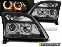 P�edn� sv�tla Opel Vectra C, 2002-2005, Angel Eyes, �ern� black